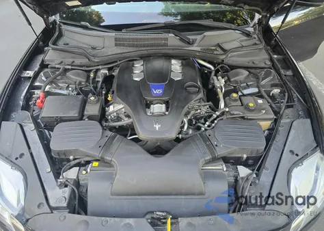 2014 Maserati Quattroporte S z USA, uszkodzony, nr VIN ZAM56RRA6E1089719